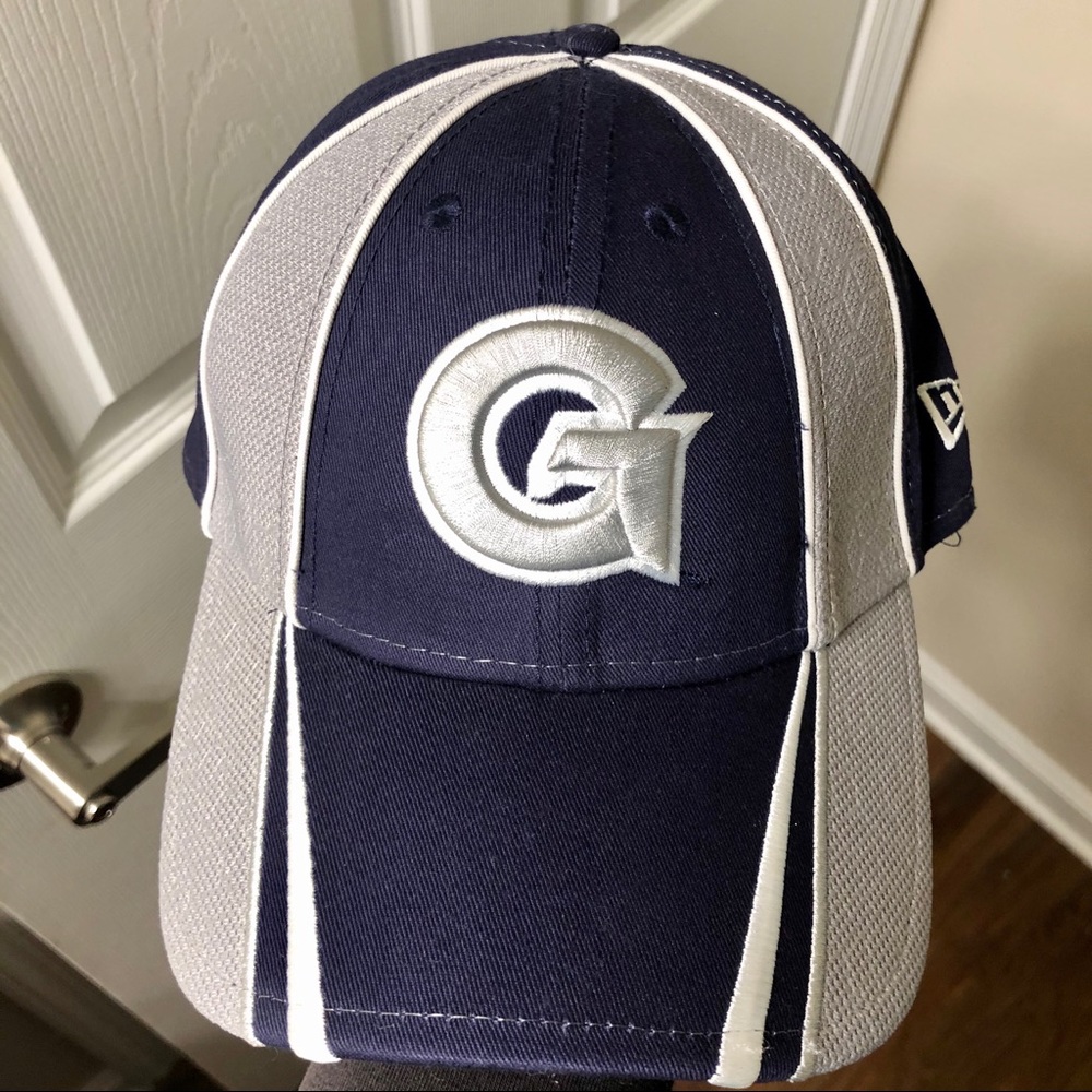 New Era Georgetown Hoyas blue and silver dad hat